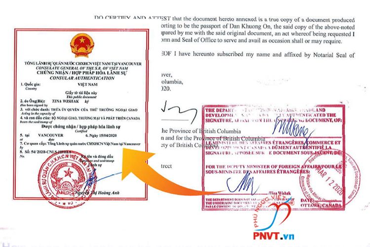 tem chứng nhận lãnh sự, hợp pháp hóa lãnh sự của cơ quan lãnh sự Việt Nam ở nước ngoài
