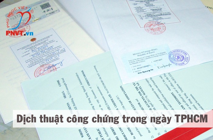 dịch thuật công chứng lấy ngay tphcm