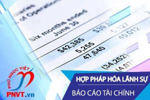 hợp pháp hóa lãnh sự báo cáo tài chính