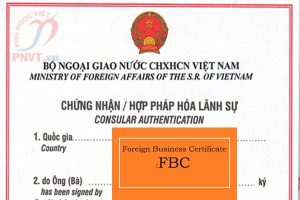 Hợp pháp hóa lãnh sự giấy chứng nhận đăng ký kinh doanh Anh