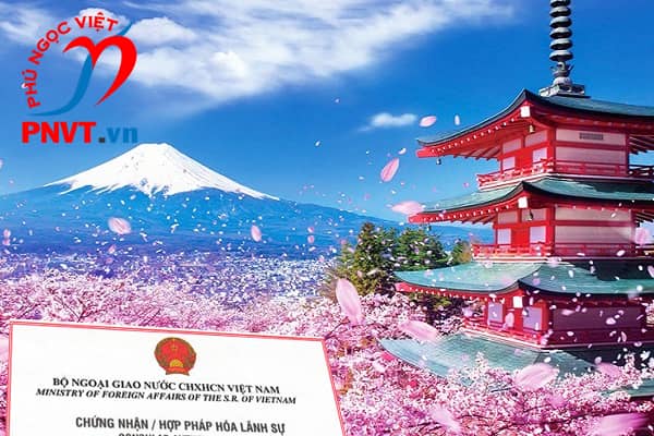Hợp pháp hóa lãnh sự giấy xác nhận kinh nghiệm Nhật Bản