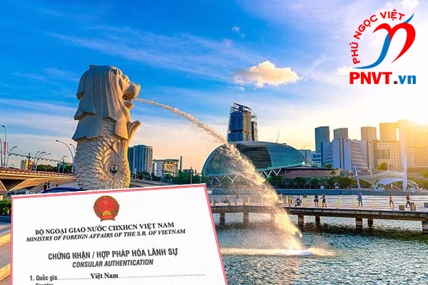 Hợp pháp hóa lãnh sự giấy chứng nhận độc thân Singapore