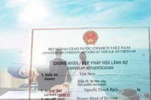 Hợp pháp hóa lãnh sự giấy chứng nhận kết hôn Đài Loan