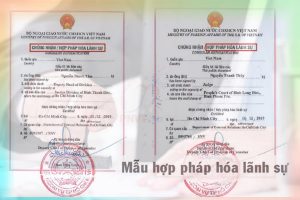 Hợp pháp hóa lãnh sự giấy đăng ký kết hôn