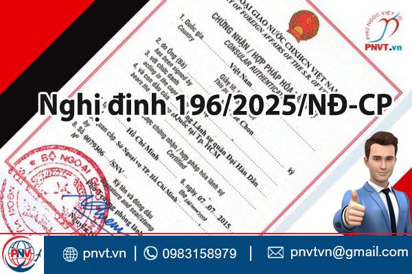 Nghị định 196/2025/NĐ-CP