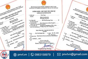 Chứng nhận lãnh sự bộ ngoại giao