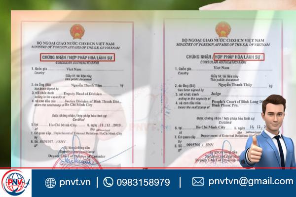 Hợp pháp hóa giấy tuyên thệ 