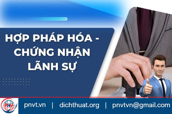 hợp pháp hóa lãnh sự giấy xác nhận