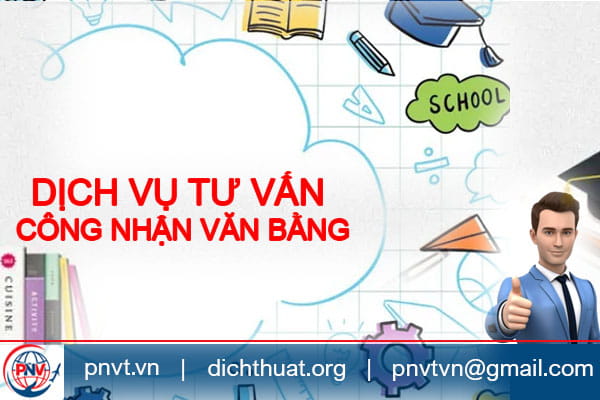 Dịch vụ công nhận văn bằng nước ngoài