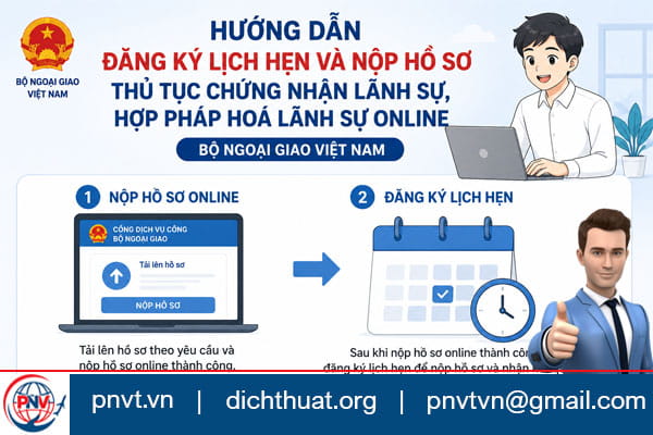Hướng dẫn hợp pháp hóa lãnh sự online