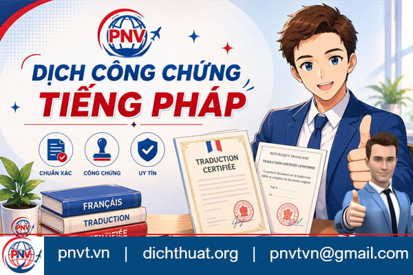 Dịch công chứng tiếng Pháp