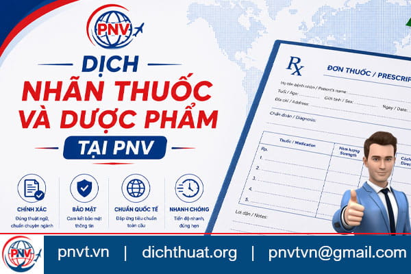Dịch nhãn thuốc